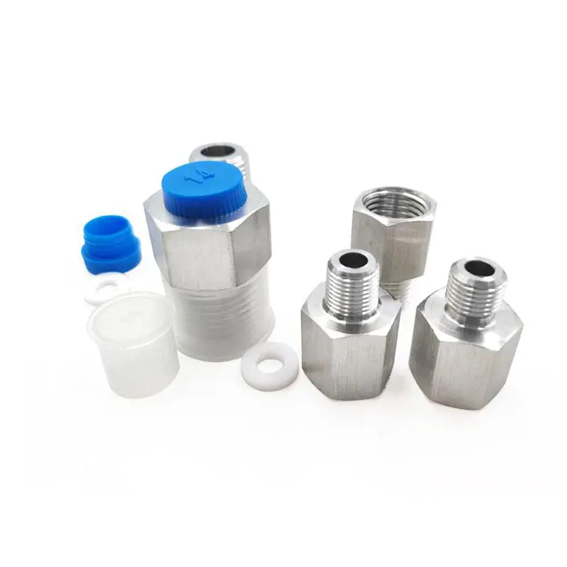 304 Outer and Outer Wire Joint Outer Wire Direct Instrument Pressure Gauge Conversion Diameter Variable M20*1.5 Variable 3/8 1/2