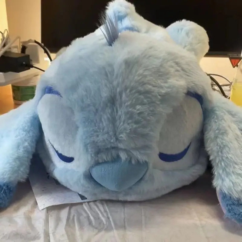 Disney Kawaii Stitch Plush Toy Doll Catoon Cute Anime Soft Sofa Nap Sleep Cushion Pillow Room Decor Peluches Birthday Gift