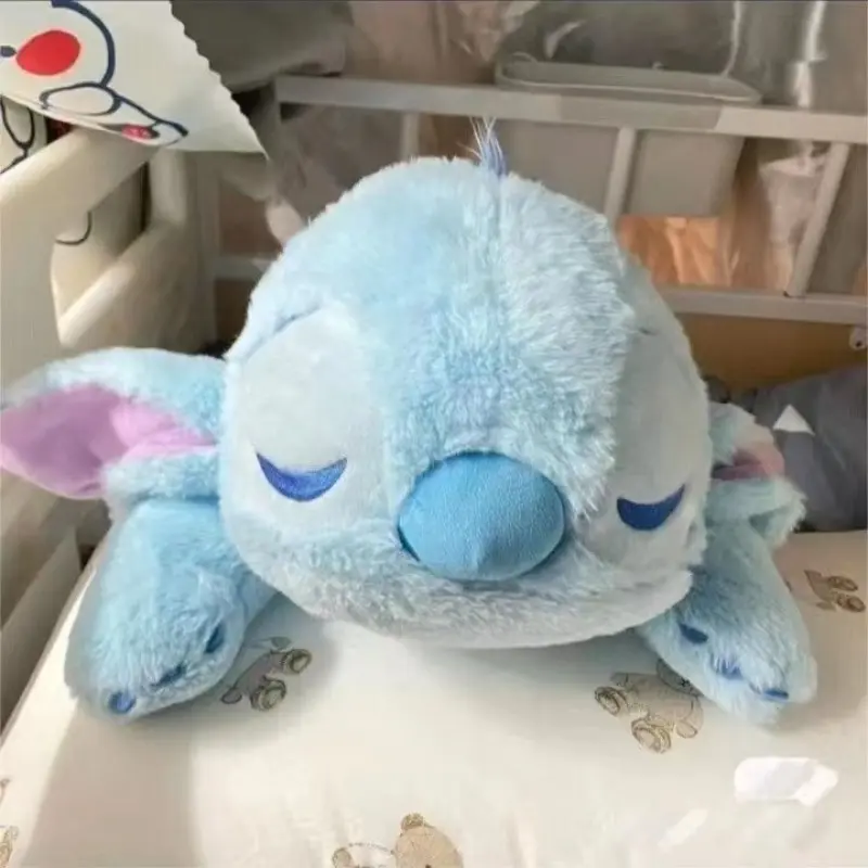 Disney Kawaii Stitch Plush Toy Doll Catoon Cute Anime Soft Sofa Nap Sleep Cushion Pillow Room Decor Peluches Birthday Gift