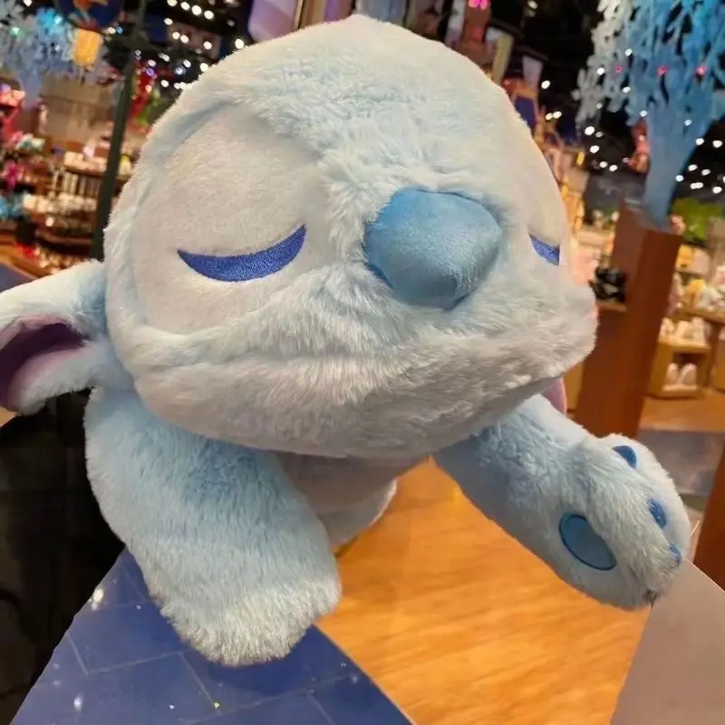 Disney Kawaii Stitch Plush Toy Doll Catoon Cute Anime Soft Sofa Nap Sleep Cushion Pillow Room Decor Peluches Birthday Gift