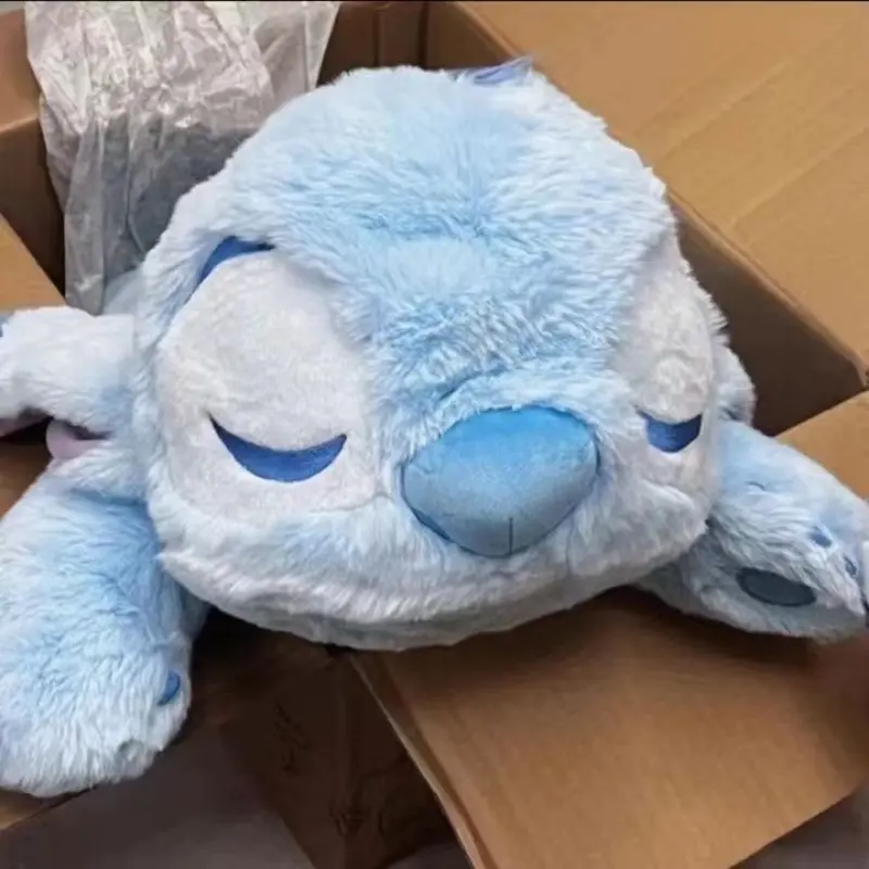Disney Kawaii Stitch Plush Toy Doll Catoon Cute Anime Soft Sofa Nap Sleep Cushion Pillow Room Decor Peluches Birthday Gift
