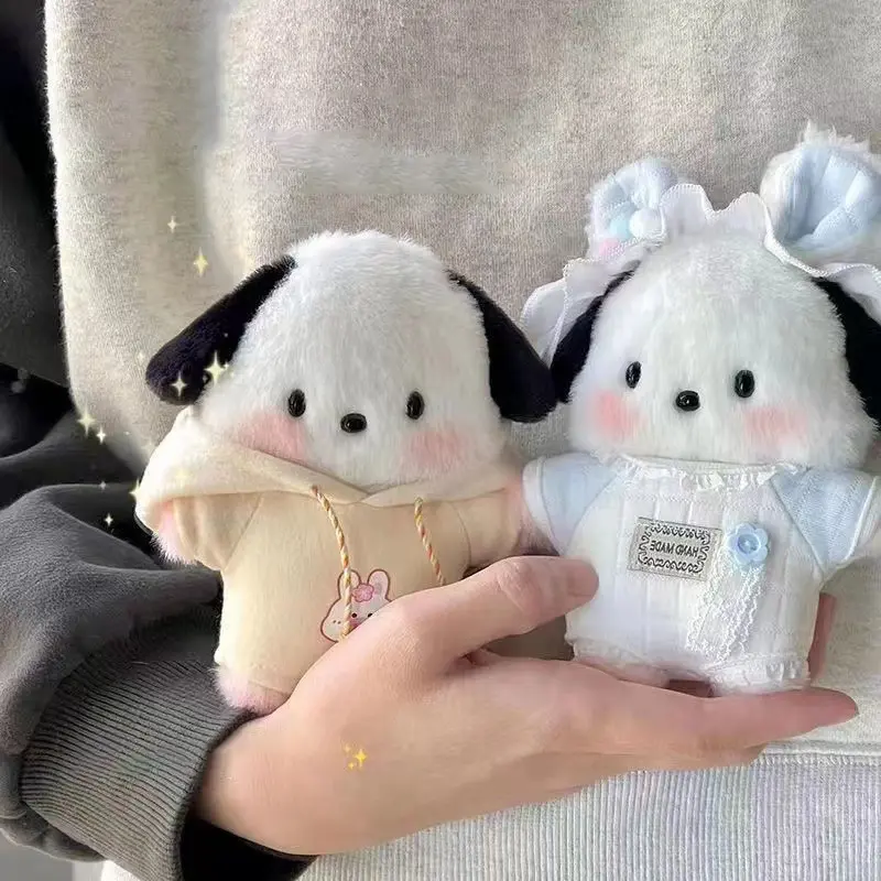 Kawaii Bib Apron Pachacco Cosas De 1 € Keychain Sanrio Pachacco Anime Keychains Toys Ornaments Brinquedos Infantil Holiday Gifts