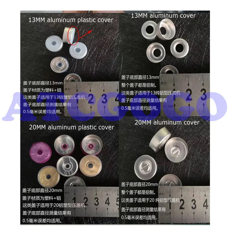 13 Teeth 20 Teeth Vial Manual Capper Gland Clamp Stainless Steel Oral Liquid Infusion Bottle Sealing Machine