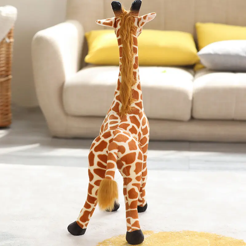 Real Life Giraffe Plush Toys High Quality Stuffed Animals Dolls Soft Room Decor35-60cm  Kids Baby Birthday Christmas Gift