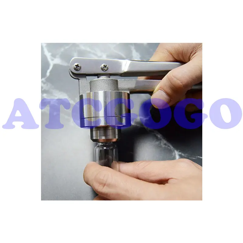 13 Teeth 20 Teeth Vial Manual Capper Gland Clamp Stainless Steel Oral Liquid Infusion Bottle Sealing Machine