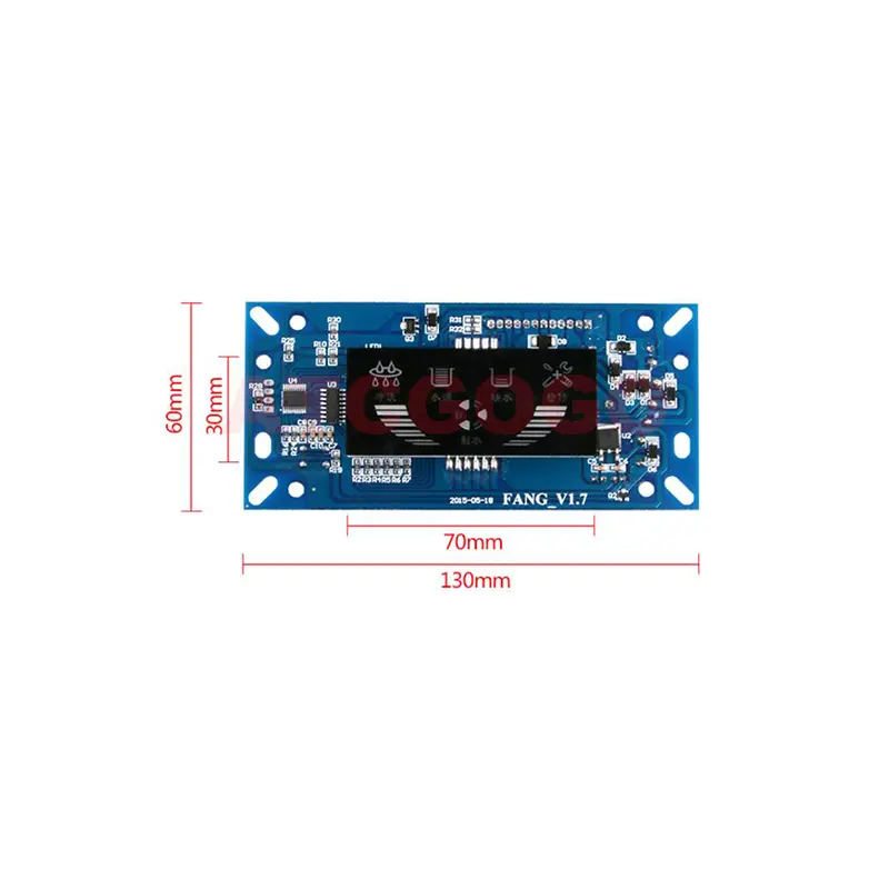 Water purifier LED intelligent computer control board, reverse osmosis RO machine color display screen circuit board water purif