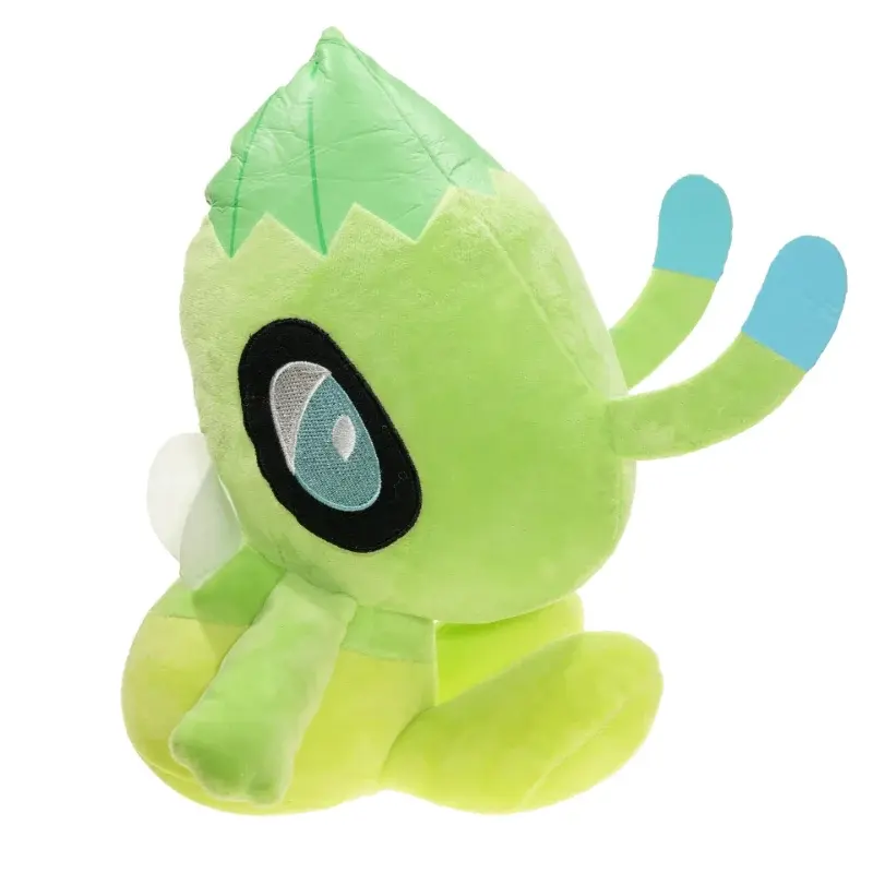 10-30cm Pokemon Celebi Plush Toys Kawaii Anime Green Elf Plush Doll Soft Stuffed Cartoon Cute Pillow Birthday Gift For Boys Girl