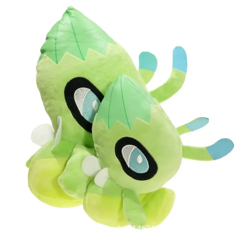 10-30cm Pokemon Celebi Plush Toys Kawaii Anime Green Elf Plush Doll Soft Stuffed Cartoon Cute Pillow Birthday Gift For Boys Girl