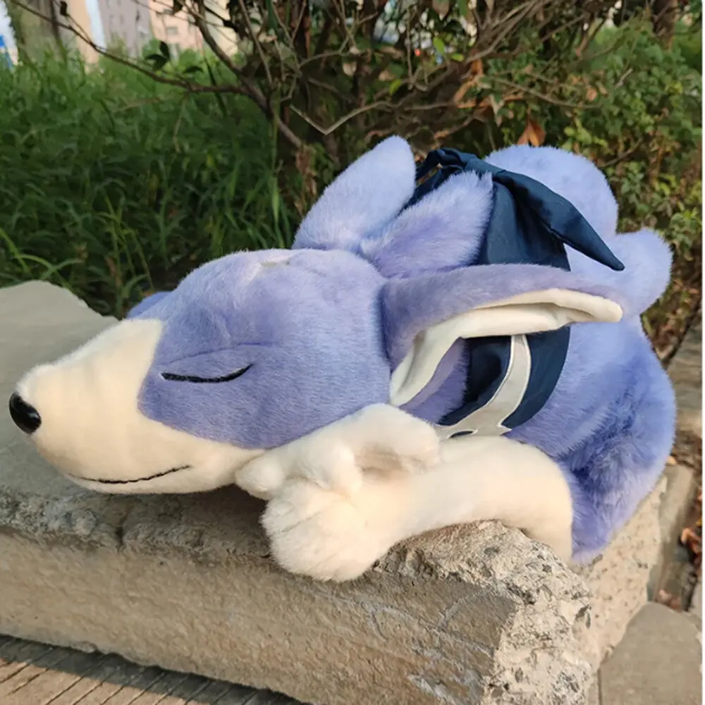 60cm Monster Hunter Rise Palamute Plush Stuffed Dolls Large Soft Pillow Plushie Animal Toy Kawaii Cute Toy Kids Christmas Gift