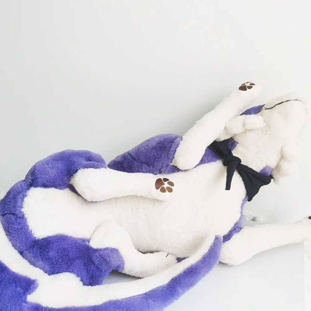 60cm Monster Hunter Rise Palamute Plush Stuffed Dolls Large Soft Pillow Plushie Animal Toy Kawaii Cute Toy Kids Christmas Gift