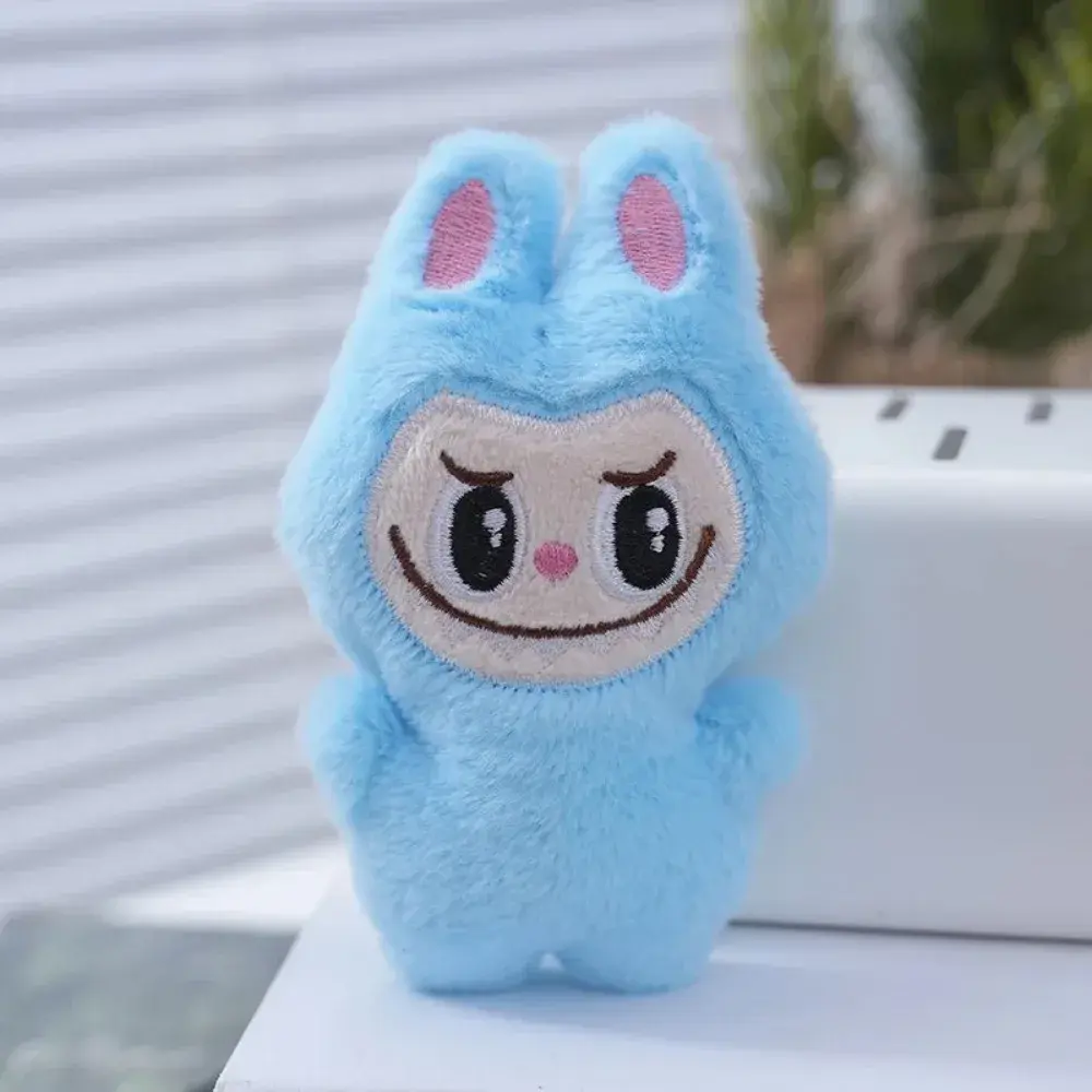2025 new cloth aerobic macaroon plush toy key pendant gift laboratory gift plush toy