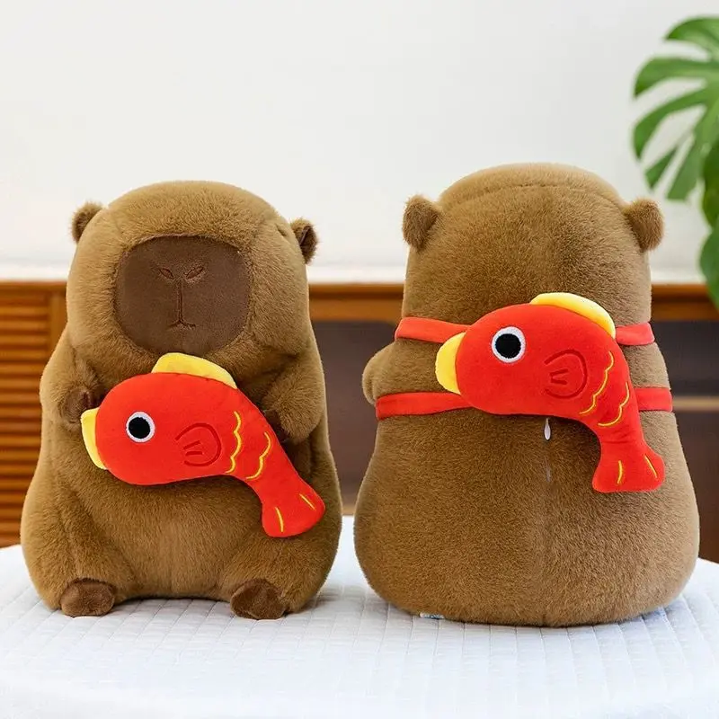 30cm Capybara Plush Toy Simulation Capibara Anime Fluffty Toys Cute Stuffed Animals Soft Home Decor Kids Christmas Brithday Gift