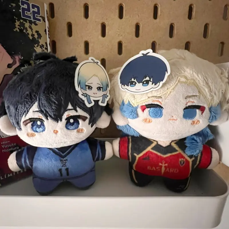 12cm Mini BLUE LOCK plush Mikage Reo Nagi Seishiro Chigiri Hyoma Caesars Bachira Meguru Dolls boy girl gift Kids toy Key Chain