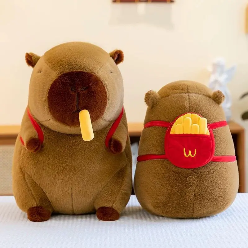 30cm Capybara Plush Toy Simulation Capibara Anime Fluffty Toys Cute Stuffed Animals Soft Home Decor Kids Christmas Brithday Gift