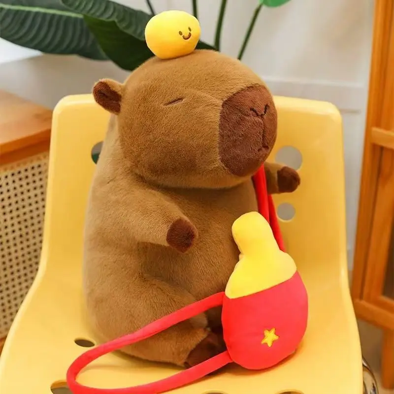 30cm Capybara Plush Toy Simulation Capibara Anime Fluffty Toys Cute Stuffed Animals Soft Home Decor Kids Christmas Brithday Gift