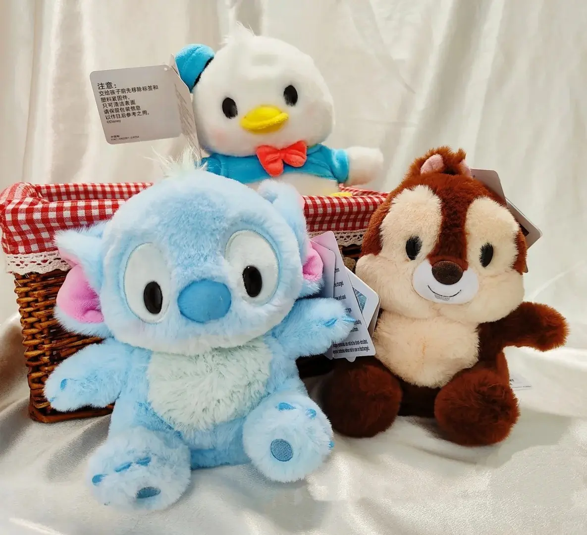 Trendy  Dancing Pooh Bear Stitch Plush Toy Voice Activated Cute Cartoon Doll Kawaii Gift for Anime Fans