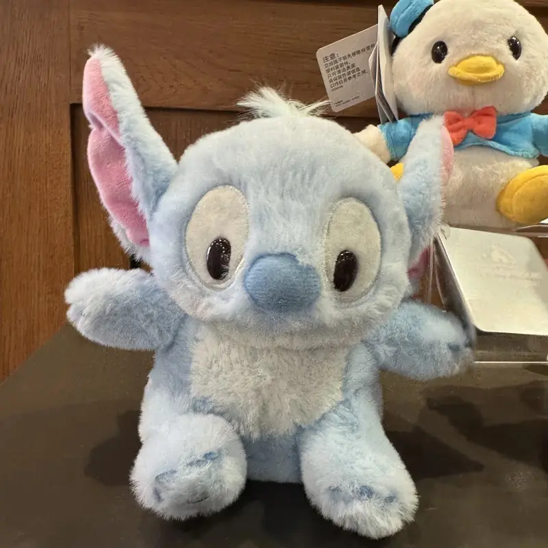 Trendy  Dancing Pooh Bear Stitch Plush Toy Voice Activated Cute Cartoon Doll Kawaii Gift for Anime Fans