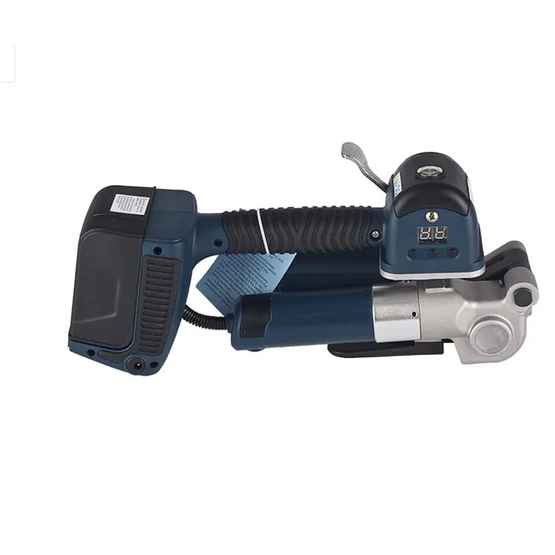 Portable electric strapping machine PET plastic steel belt automatic packing hot welding strapping machine automatic brick facto