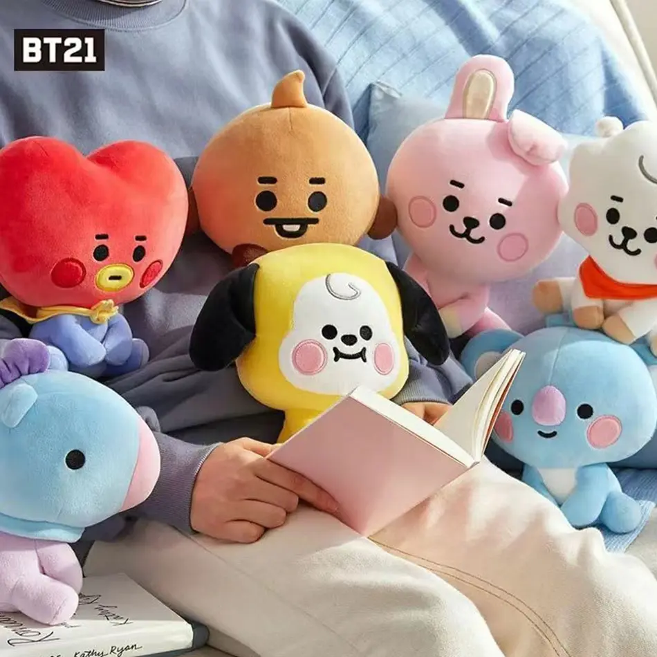 12-24cm Kawaii Mini Doll pillow Cartoon Plush Yellow Dog Plushs Pendant Fans Gifts Plush Toys Cartoon Animals Soft Stuffed Ka