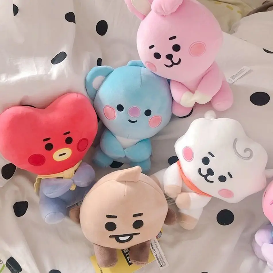 12-24cm Kawaii Mini Doll pillow Cartoon Plush Yellow Dog Plushs Pendant Fans Gifts Plush Toys Cartoon Animals Soft Stuffed Ka