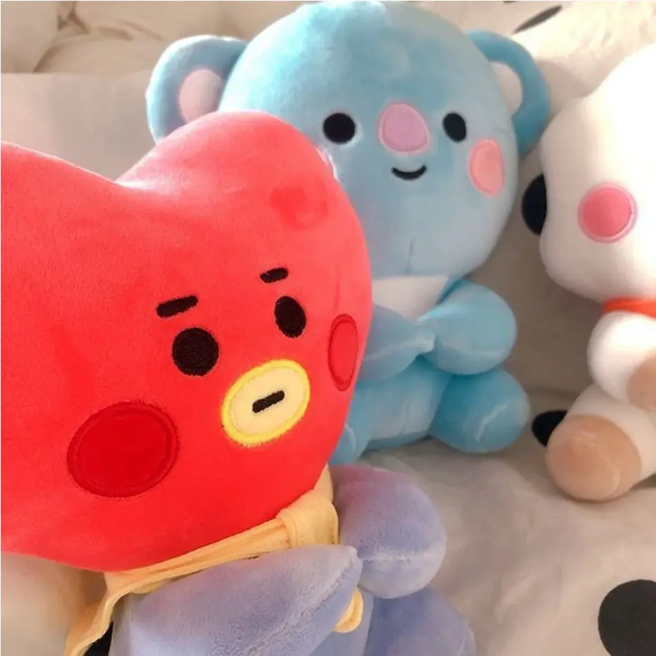 12-24cm Kawaii Mini Doll pillow Cartoon Plush Yellow Dog Plushs Pendant Fans Gifts Plush Toys Cartoon Animals Soft Stuffed Ka