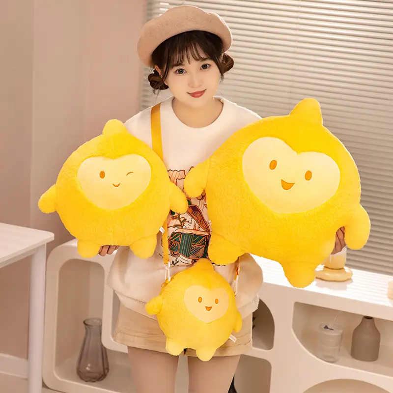 Wish Plush Dolls Cute Anime Movie Peripheral Plush Toys Wishing Star Dolls Bag Bedroom Decorations Children's Birthday Gifts