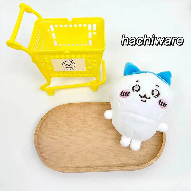 New Cartoon Anime Chiikawa Keyring Kawaii Hachiware Plush Pendant Usachijiy Doll School Bag Pendant Accessories Kids Toys Gifts