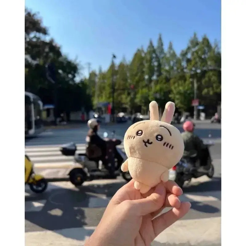 New Cartoon Anime Chiikawa Keyring Kawaii Hachiware Plush Pendant Usachijiy Doll School Bag Pendant Accessories Kids Toys Gifts