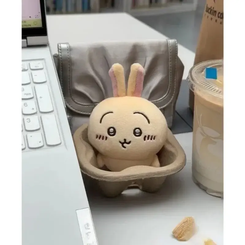 New Cartoon Anime Chiikawa Keyring Kawaii Hachiware Plush Pendant Usachijiy Doll School Bag Pendant Accessories Kids Toys Gifts