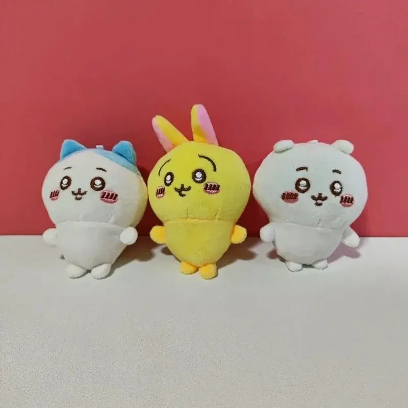 New Cartoon Anime Chiikawa Keyring Kawaii Hachiware Plush Pendant Usachijiy Doll School Bag Pendant Accessories Kids Toys Gifts