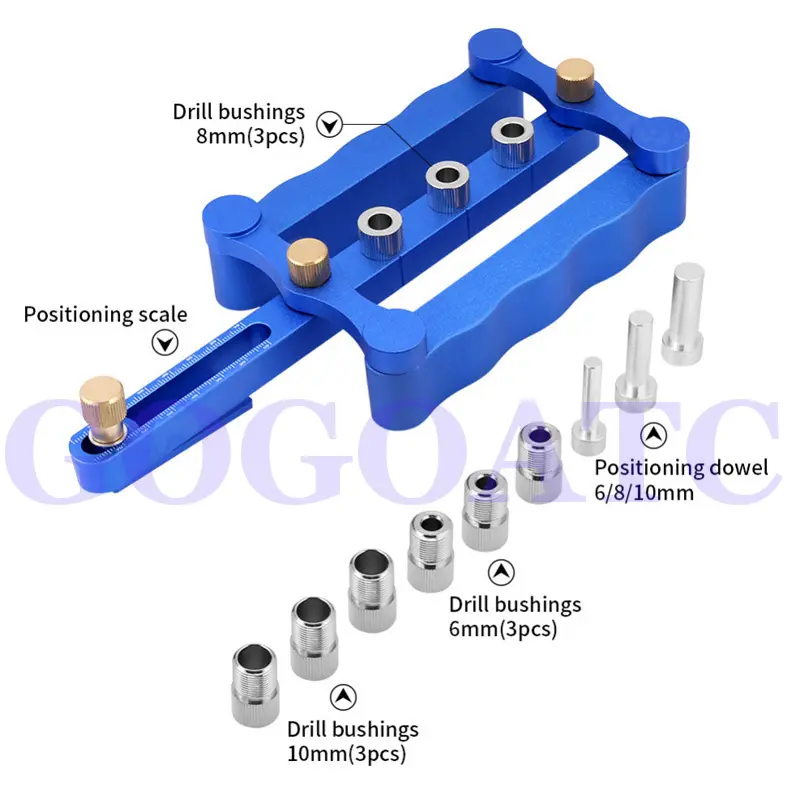 Woodworking hole punch locator Round wood dowel hole punch Locator hole opener DIY woodworking tools