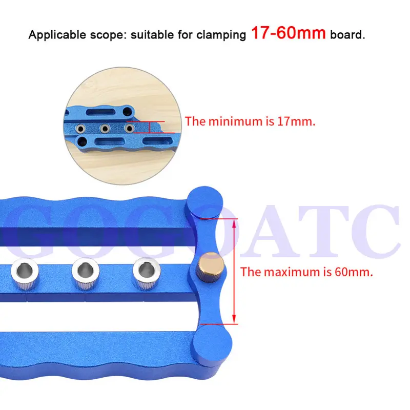 Woodworking hole punch locator Round wood dowel hole punch Locator hole opener DIY woodworking tools