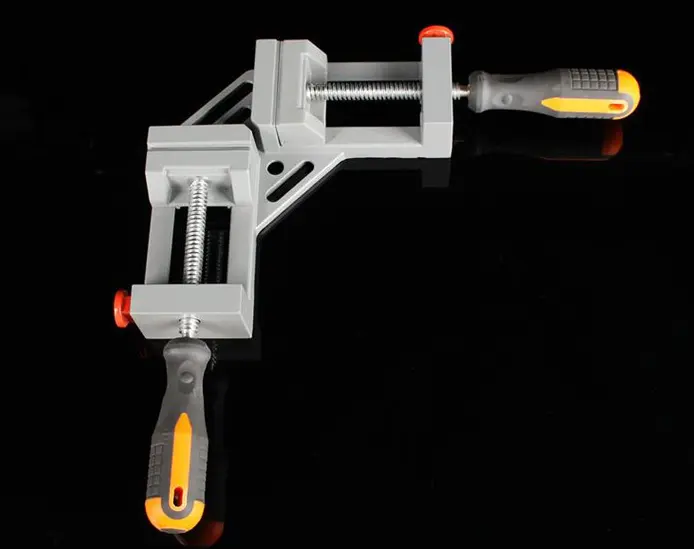 double handle 90 degree Right Angle Clip Picture Frame Corner Clamp 100mm Mitre Clamps Corner Holder Woodworking Hand Tool