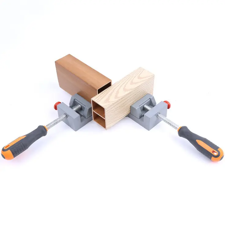 Double handle 90 degree Right Angle Clip Picture Frame Corner Clamp 190mm Mitre Clamps Corner Holder Woodworking Hand Tool