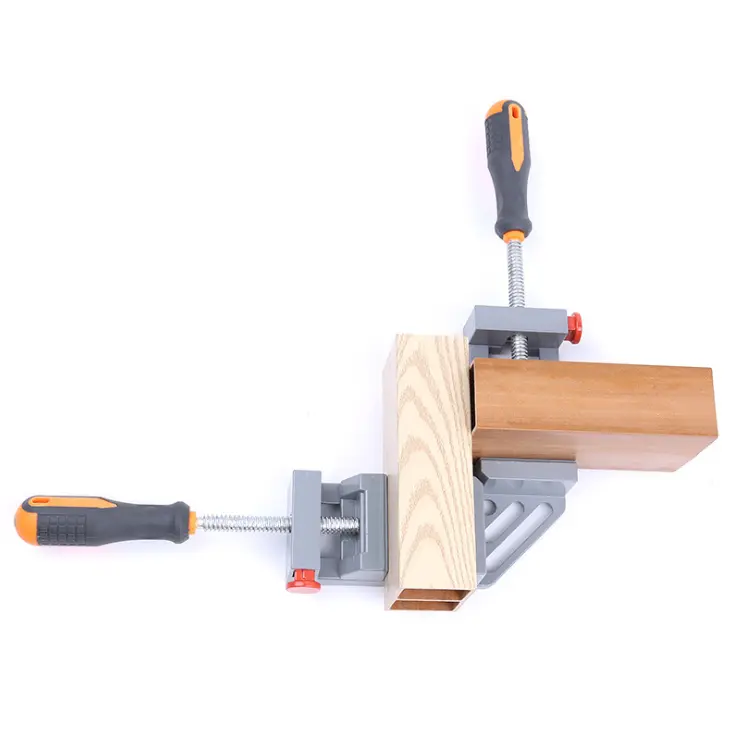Double handle 90 degree Right Angle Clip Picture Frame Corner Clamp 190mm Mitre Clamps Corner Holder Woodworking Hand Tool