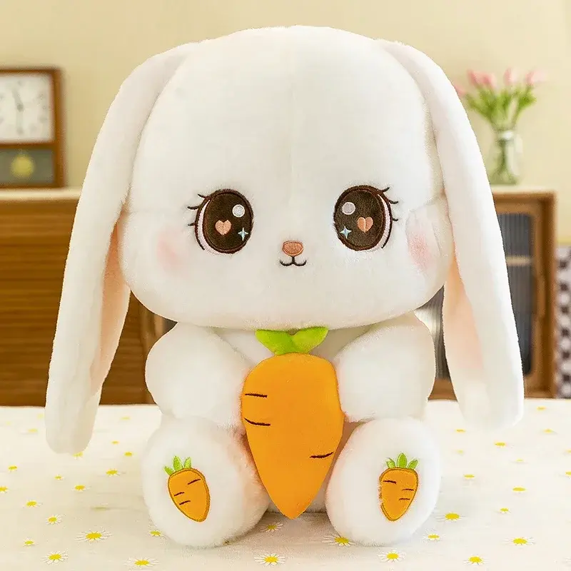 Radish Rabbit Doll Plush Toy Cute Doll Soft Stuffed Animal Sleeping Pillow Cushion Christmas Gifts for Kids and Girls