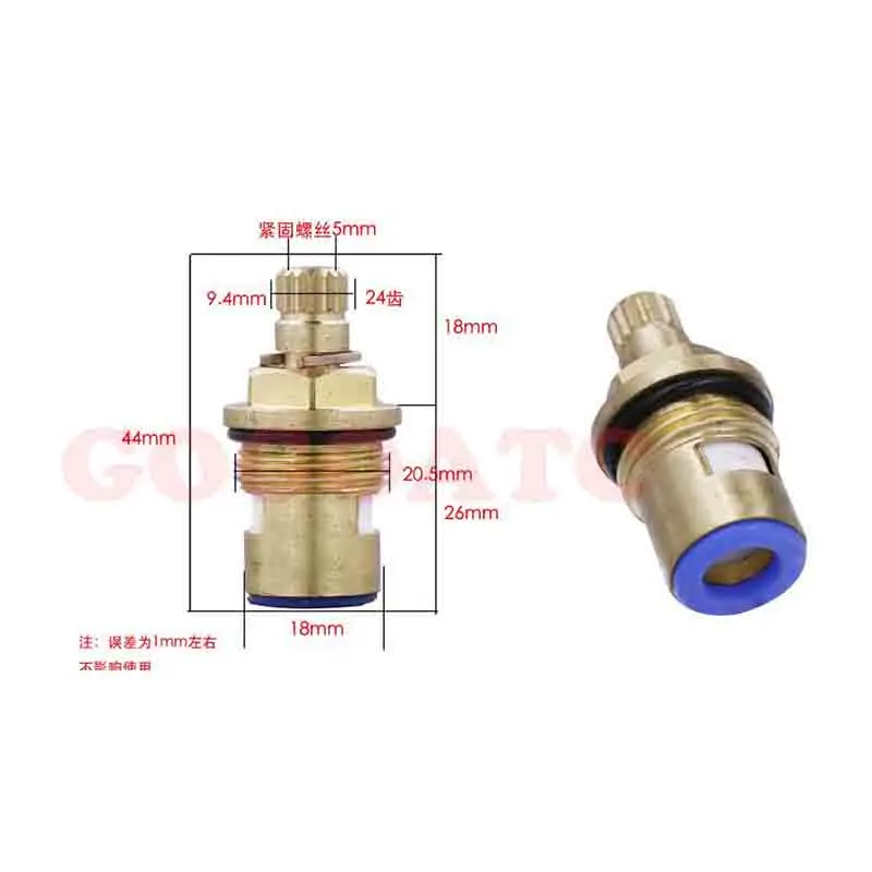 Faucet spool accessories customizable cartridge