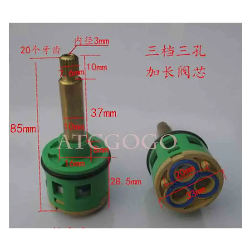 3-hole/4-hole faucet Cartridges Shower chamber valve fittings Three-speed four-speed shower tub mixing valve switch