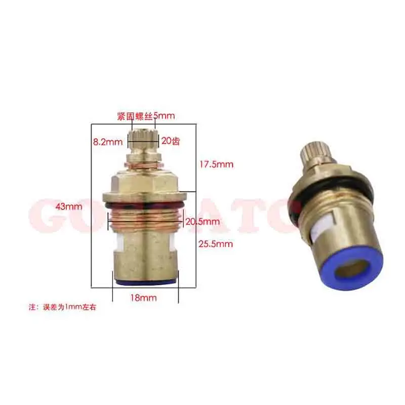 Faucet spool accessories customizable cartridge