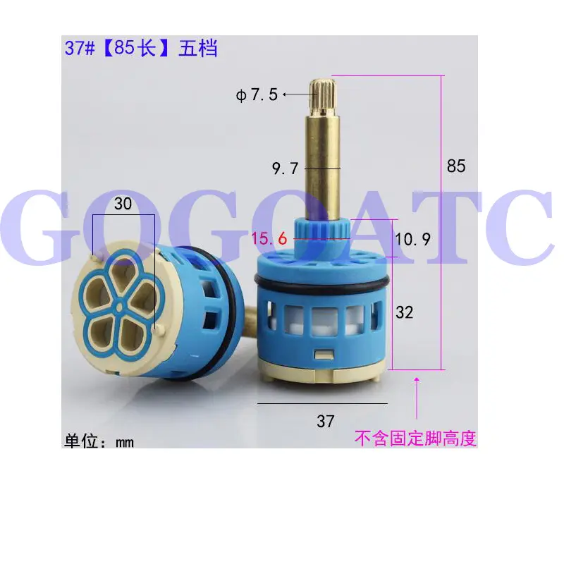 Faucet Column Ceramic Disc Cartridge Mixing Valve Mixer Shower Bar Tap Bath Mixing Valve Bathroom