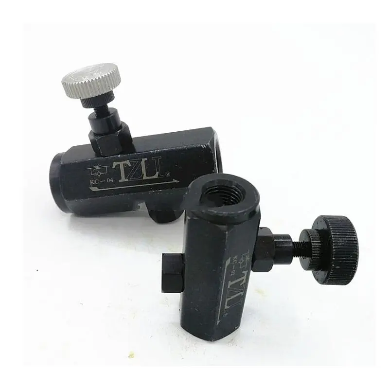 One-way throttle valve hydraulic valve flow control valve KC-02 1/4"  KC-03  3/8"  KC-04  1/2"