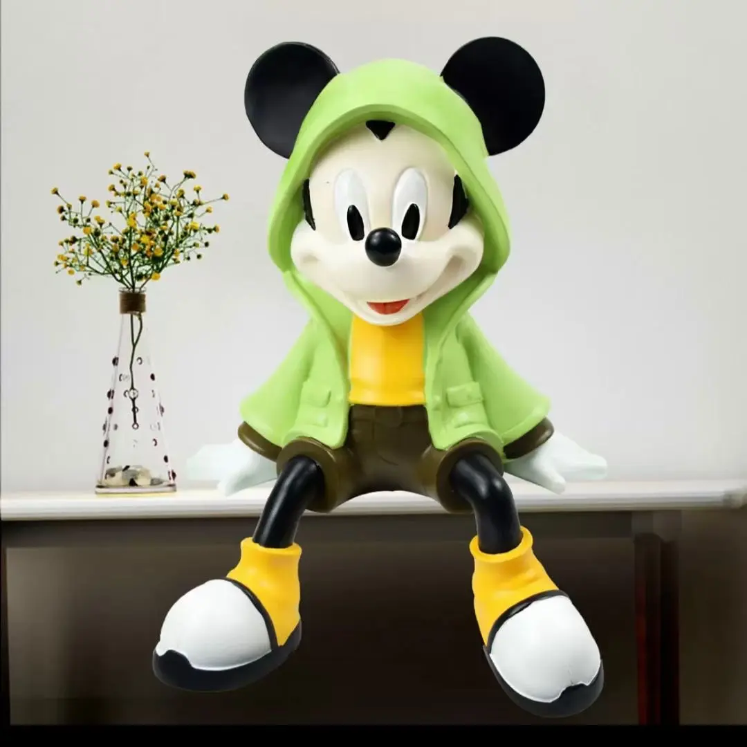 New Kawaii Mickey Mouse Cartoon Cute PVC Action Figure Toys Decoration Adorable Ornament Kids Birthday Gift ﻿