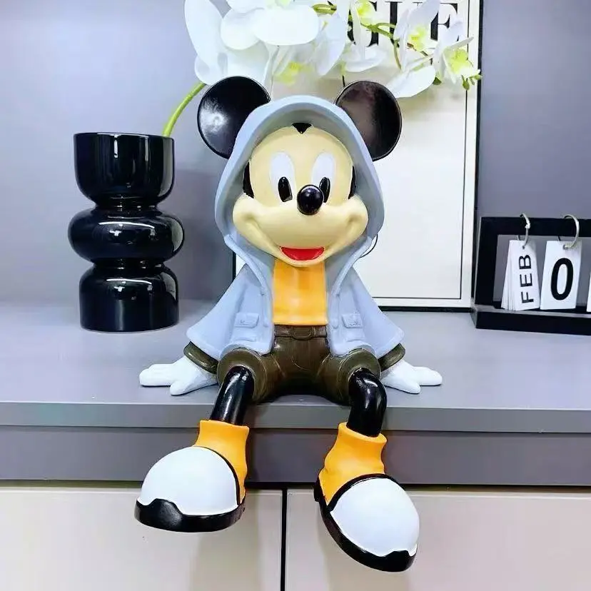 New Kawaii Mickey Mouse Cartoon Cute PVC Action Figure Toys Decoration Adorable Ornament Kids Birthday Gift ﻿