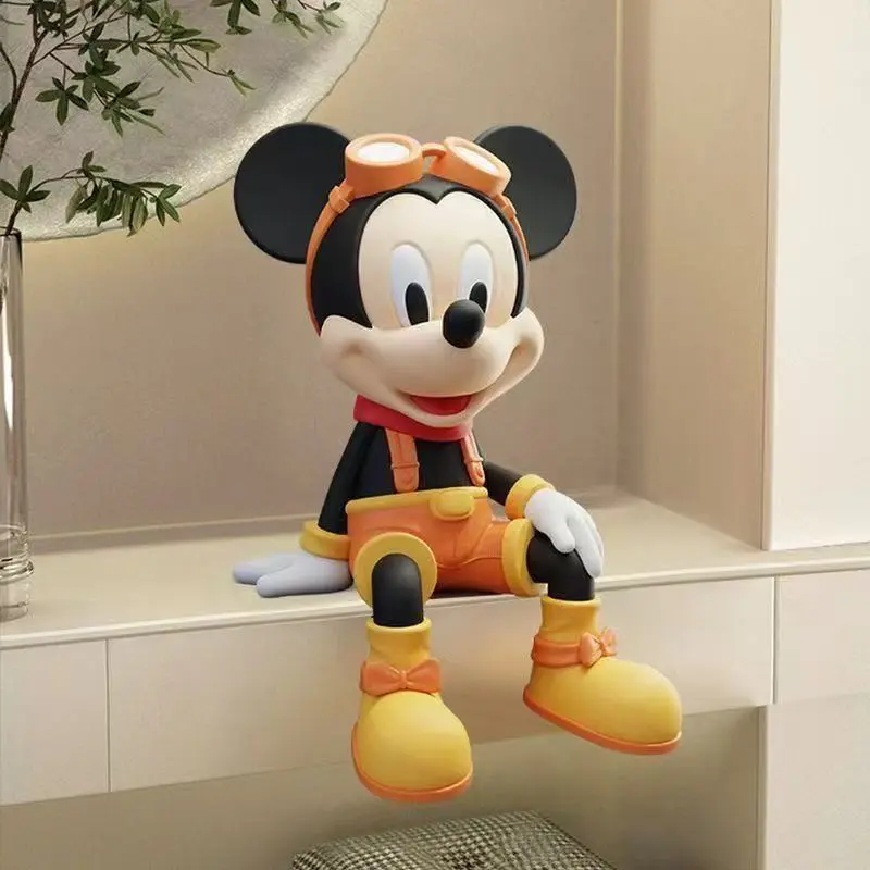 New Kawaii Mickey Mouse Cartoon Cute PVC Action Figure Toys Decoration Adorable Ornament Kids Birthday Gift ﻿