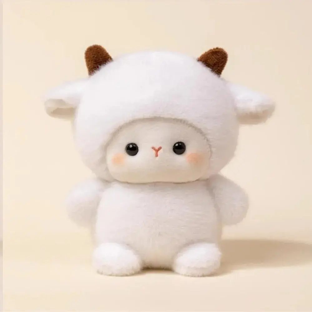 New Kawaii Soft Animal Series Plush Doll Pillow Elephant Pig Dog Sheep Mouse Monkey Cute Plush Toy Gift for Boys and Girls