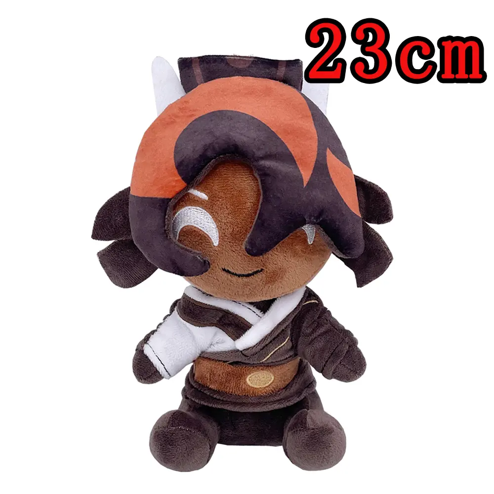 25cm Shadow Milk Cookie Plush Run Kingdom Demon Cookie Plush Cartoon Game Silent Plushie Cute Stuffed Doll Soft Pillow Toy Gifts