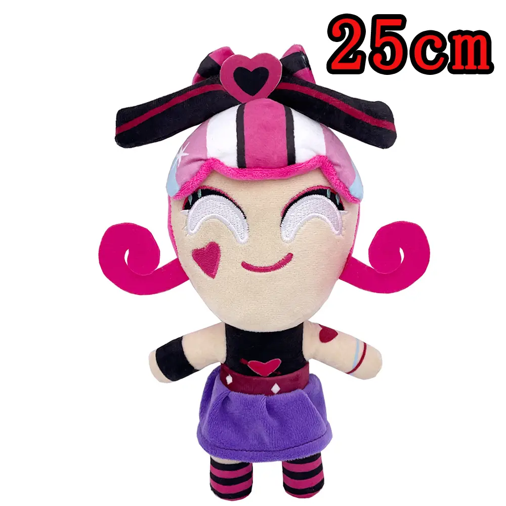25cm Shadow Milk Cookie Plush Run Kingdom Demon Cookie Plush Cartoon Game Silent Plushie Cute Stuffed Doll Soft Pillow Toy Gifts