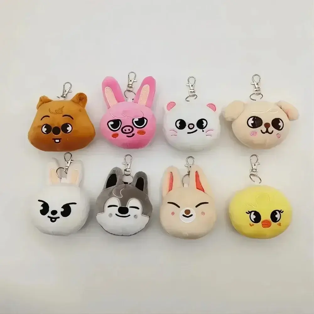 Idol Doll Skzoo Kpop Plush Idol Doll Various Shape Dog Plush Pendant Kids Toys Backpack Hanging Stuffed Animal Birthday Gift