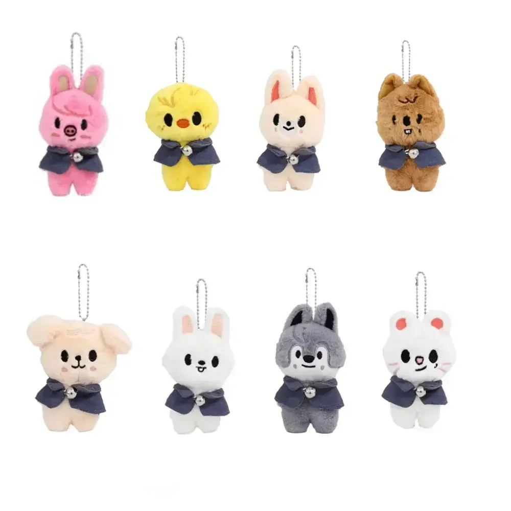 Idol Doll Skzoo Kpop Plush Idol Doll Various Shape Dog Plush Pendant Kids Toys Backpack Hanging Stuffed Animal Birthday Gift