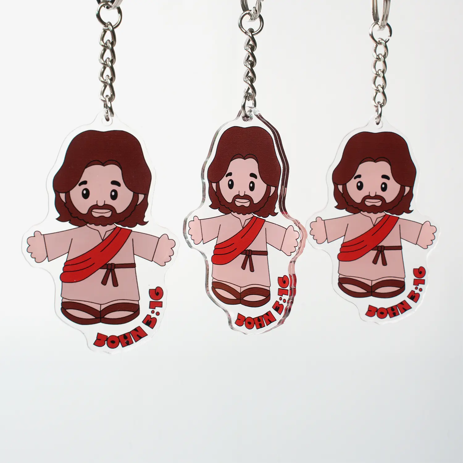 Cartoon Jesus Hug Stuffed Toy with Ornament Keychain Decoration Bedside Sofa Cushion Christmas Gift Soft Plush Doll for Kid gift
